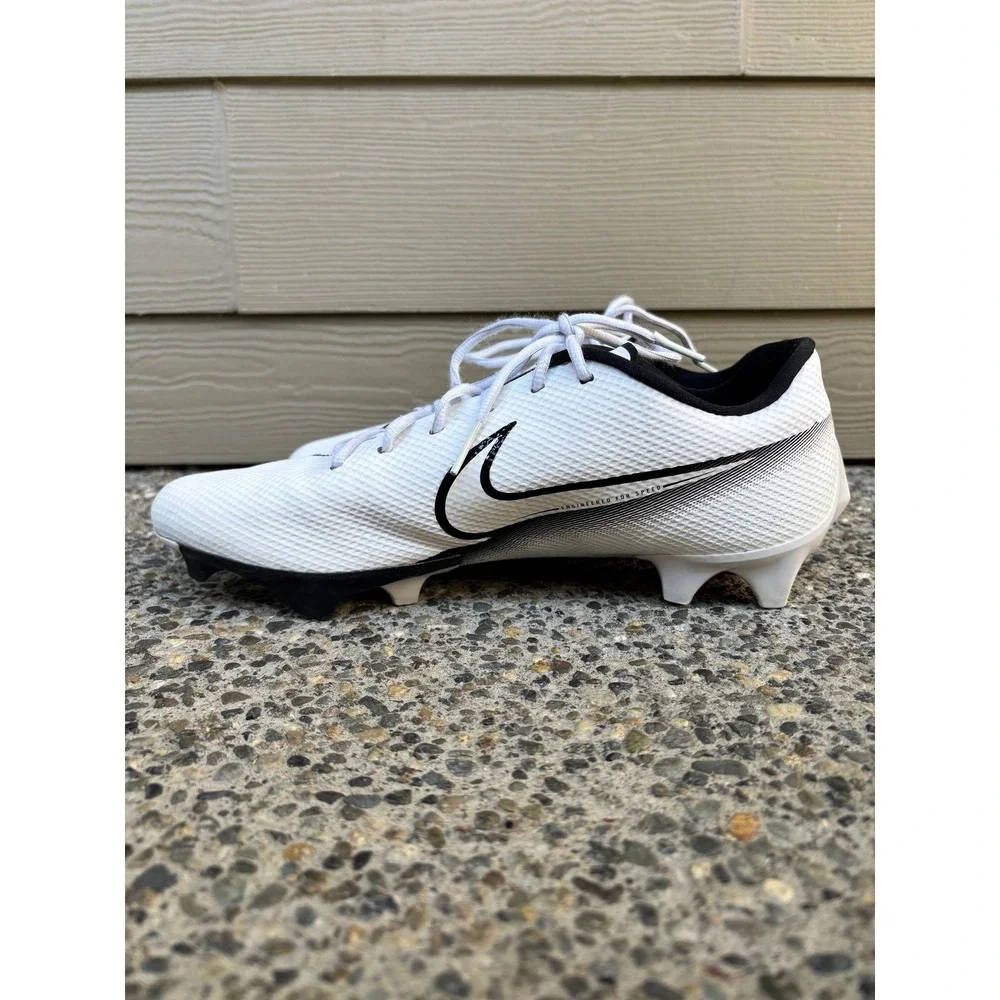 Nike Vapor Edge Speed 360 Mens Football Cleats White Black CD0082-100 Size 12